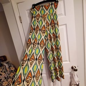 Culotte style pants, sz med